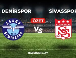 Adana Demirspor Sivasspor maç özeti ve golleri izle! (VİDEO) Adana Demirspor Sivasspor geniş özeti! Golleri kim attı, maç kaç kaç bitti?