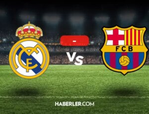 Real Madrid Barcelona maçı kaç kaç, bitti mi? MAÇ SONUCU! Real Madrid Barcelona golleri kim attı, canlı maç anlatımı!