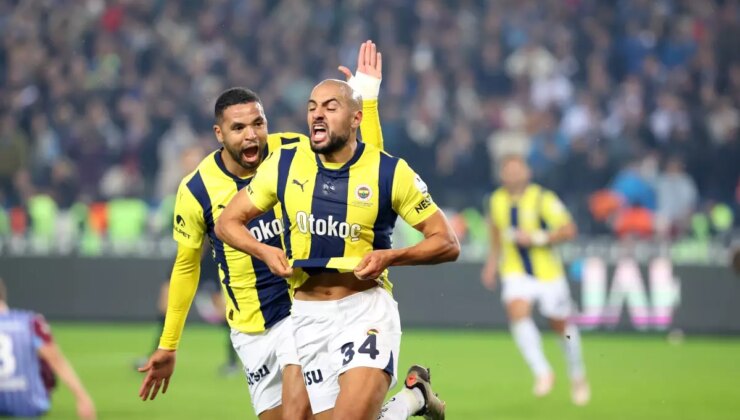 Fenerbahçe, Trabzonspor’u 3-2 Mağlup Ederek Puan Farkını 5’e İndirdi