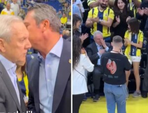 Fenerbahçe’de tarihi anlar: Ali Koç ve Aziz Yıldırım, birlikte maç izledi