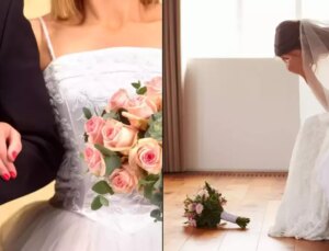 Gelin, düğünün başlamasına yarım saat kala damadın amcası ile ilişkiye girerken basıldı