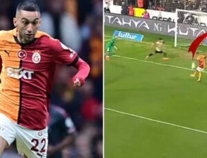 Hakim Ziyech, kaçırdığı golle herkesi şaşkına çevirdi