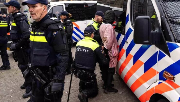 Hollanda’da İsrailli Futbol Taraftarları ile Filistin Destekçileri Arasında Olaylar Çıktı