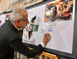 İsrail’in Gazze’deki soykırımı Türkiye’deki pullara resmedildi