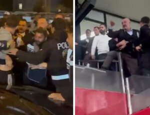 Kayserispor Başkanı Ali Çamlı, stadı polis eşliğinde terk etmek zorunda kaldı