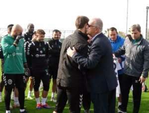 Kocaelispor antrenmanında duygusal sürpriz