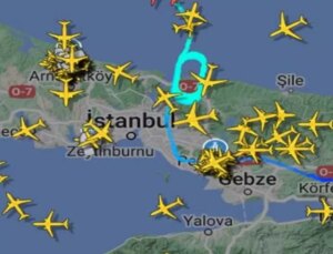 Lodosun vurduğu İstanbul’da uçaklar iniş yapamıyor