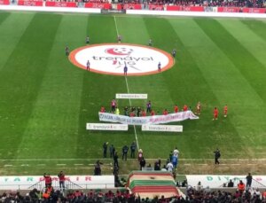 Amedspor’a pankart şoku