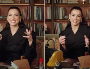 Dua Lipa’nın çantasından çıkanlar şaşırttı