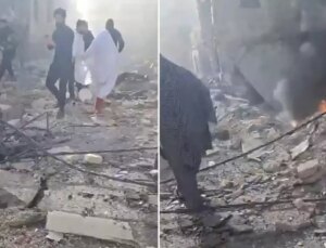Esad rejimine ait savaş uçakları, muhaliflerin kontrolündeki İdlib’e bomba yağdırdı