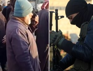 Muhaliflerin Hama zaferini duyurduğu telsizin markası dikkat çekti