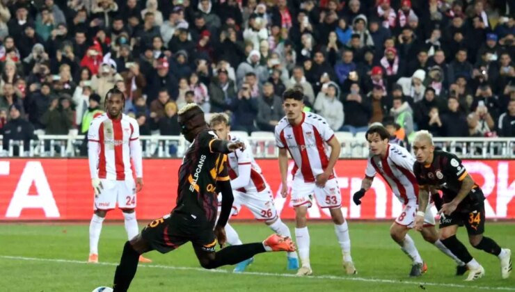 Sivasspor – Galatasaray Maçının İlk Yarısı: 2-1