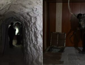 Suriye’de PKK’lı avı! Tel Rıfat’tan kaçan teröristlerin kullandığı tünellerden çarpıcı görüntüler