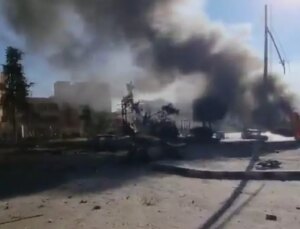 Suriye’de rejim, muhaliflerin ele geçirdiği hastaneye bomba yağdırdı