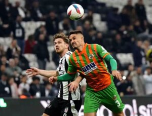 Beşiktaş ve Corendon Alanyaspor 1-1 Beraber Kaldı