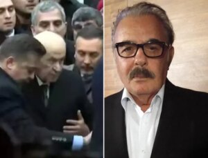 Devlet Bahçeli’nin zor anları! Cenazede izdihamın ortasında kaldı