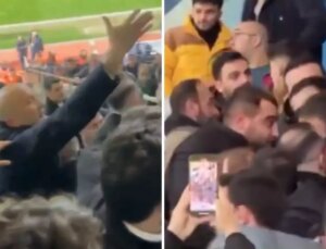 Fenerbahçe maçı sonrası olay: Taraftarlar ile yöneticiler birbirine girdi