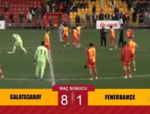 Galatasaray 8-1 Fenerbahçe ne maçı? Galatasaray Fenerbahçe’yi 8-1 yendi mi?