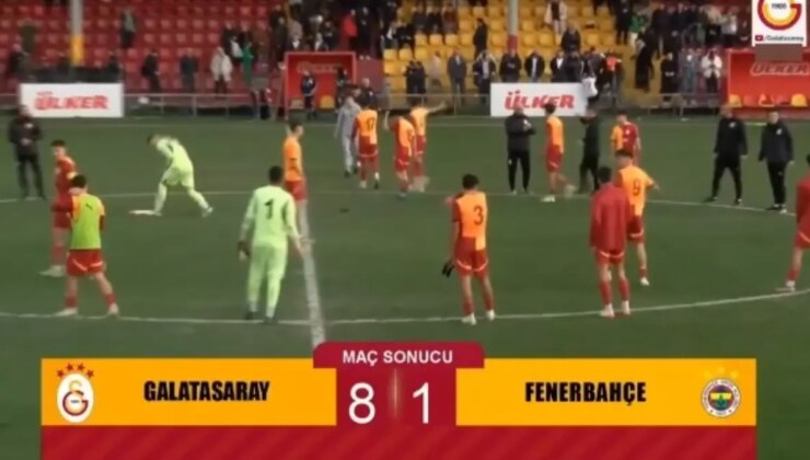Galatasaray 8-1 Fenerbahçe ne maçı? Galatasaray Fenerbahçe’yi 8-1 yendi mi?