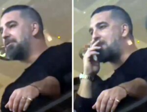 Kırmızı kart gören Arda Turan böyle sakinleşmeye çalıştı