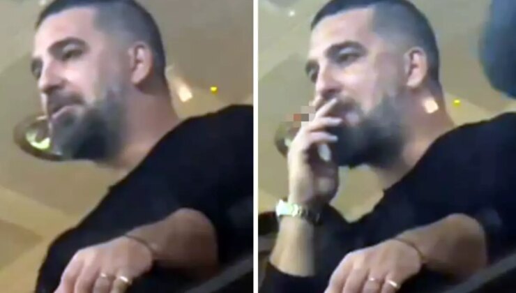 Kırmızı kart gören Arda Turan böyle sakinleşmeye çalıştı