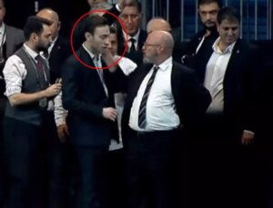 Seçime damga vuran olay: Beşiktaşlı yönetici, herkesin gözünün önünde oğlunu tokatladı