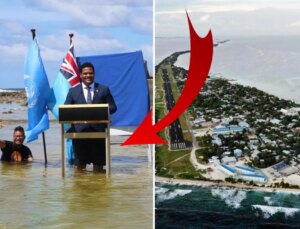 Ada ülkesi Tuvalu, iklim değişikliği sonucu topraklarını kaybederse “devlet” statüsünü yitirebilir