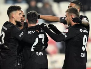 Beşiktaş, Ziraat Türkiye Kupası’nda konuk olduğu Sivasspor’u 1-0 mağlup etti