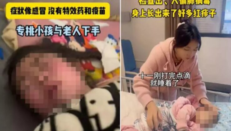 Çinli çocukları etkileyen ‘gizemli’ HMPV virüsünün gerçek boyutunu gösteren ürkütücü görüntüler