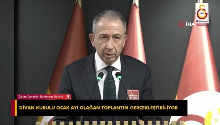 Galatasaray İkinci Başkanı Metin Öztürk’ten Önemli Açıklamalar
