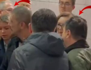 Metin Öztürk’le Hulusi Belgü koridorda burun buruna geldi! Biri arkasına bakmadan gitti