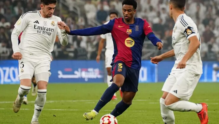 Real Madrid’e gol yağdırdılar! İspanya Süper Kupası Barcelona’nın