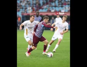 Trendyol Süper Lig’de Trabzonspor İlk Yarıyı Önde Tamamladı