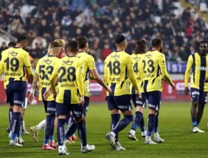 Ziraat Türkiye Kupası: Kasımpaşa: 0 Fenerbahçe: 3 (İlk yarı)