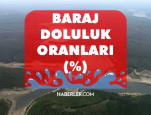 BARAJ DOLULUK ORANI 17 OCAK | İstanbul baraj doluluk oranı yüzde 50’yi geçti!