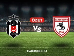 Beşiktaş Samsunspor maç özeti ve golleri izle! (VİDEO) Beşiktaş Samsunspor geniş özeti! Golleri kim attı, maç kaç kaç bitti?