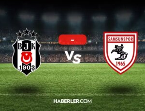 Beşiktaş Samsunspor maçı kaç kaç, bitti mi? MAÇ SONUCU! Beşiktaş Samsunspor golleri kim attı, canlı maç anlatımı!