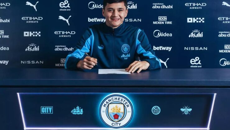 Manchester City’de imzalar atıldı: Abdukodir Khusanov, Premier Lig tarihine geçti