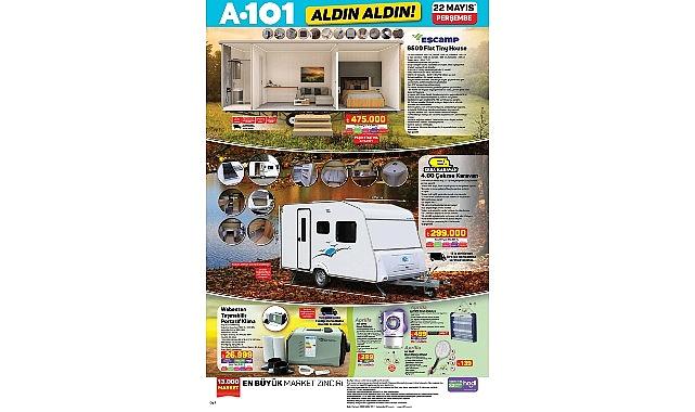 22 Mayıs’ta A101’de Elektrikli Araç, Karavan ve Mesken Eserleri Satışa Sunuluyor