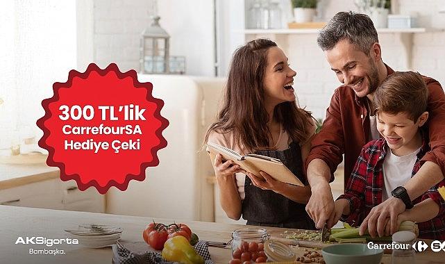 Aksigorta’dan Konut Sigortası Alanlara CarrefourSA Armağan Çeki Fırsatı
