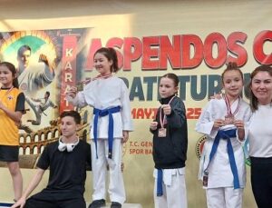 Aliağalı Karateciler Aspendos Cup Karate Turnavası’nda