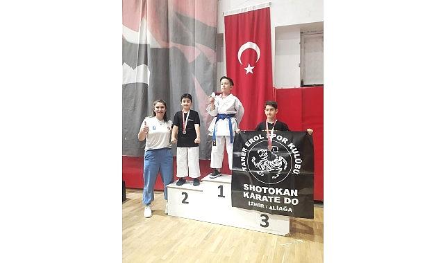 Aliağalı Karatecilerden 19 Mayıs Vilayet Şampiyonası’nda 9 Madalya