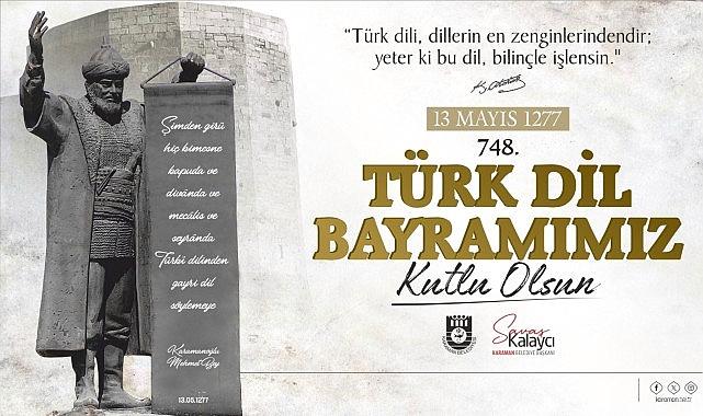 Belediye Başkanı Savaş Kalaycı’nın Türk Lisan Bayramı ve Yunus Emre’yi Anma Aktiflikleri Bildirisi