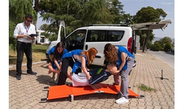 Birinci Yardım Uygulama Turnuvası’nda vakitle yarıştılar