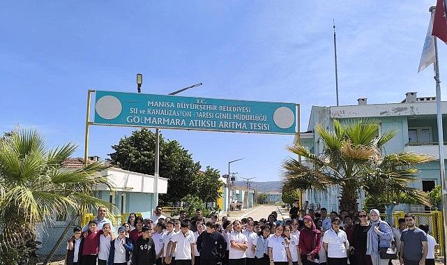 Gölmarmaralı öğrenciler arıtma tesisinde suyun pahasını yerinde öğrendi