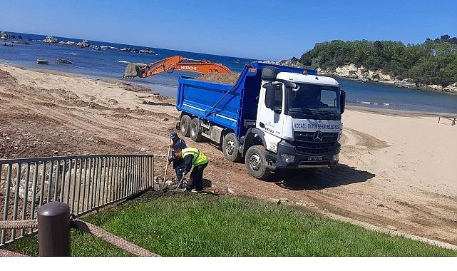 Kandıra plajları yeni döneme hazırlanıyor