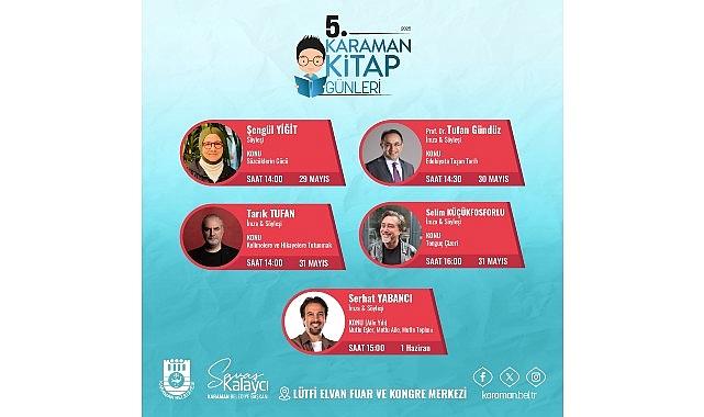 Karaman Belediyesi’nin klasik hale getirdiği Kitap Günleri başlıyor.