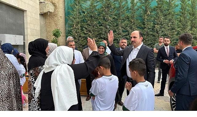 Lider Altay Konya’da Konuk Edilen Gazzeli Ailelerle Buluştu