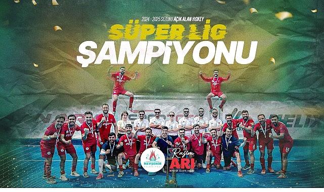Nevşehir Belediyesi SK Erkek Hokey Grubu TÜRKİYE ŞAMPİYONU