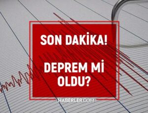 Son Depremler! Bugün İstanbul’da deprem mi oldu? 28 Ocak AFAD ve Kandilli deprem listesi! 28 Ocak Salı Ankara’da, İzmir’de deprem mi oldu?